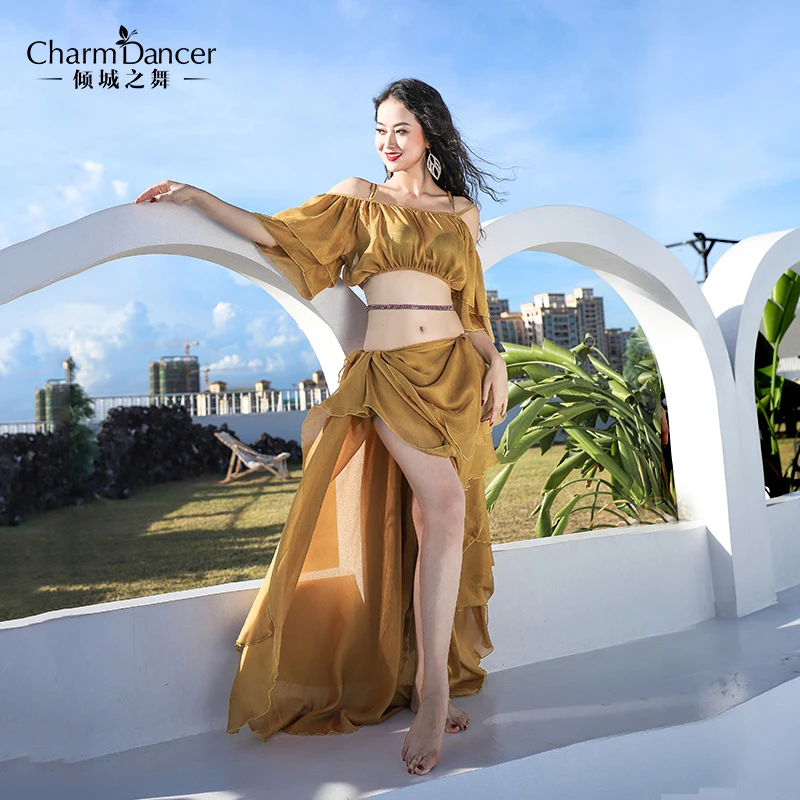 

2020 woman belly dance full-skirted skirt suits beautiful princess clothing Oriental dance performance clothes ZM313