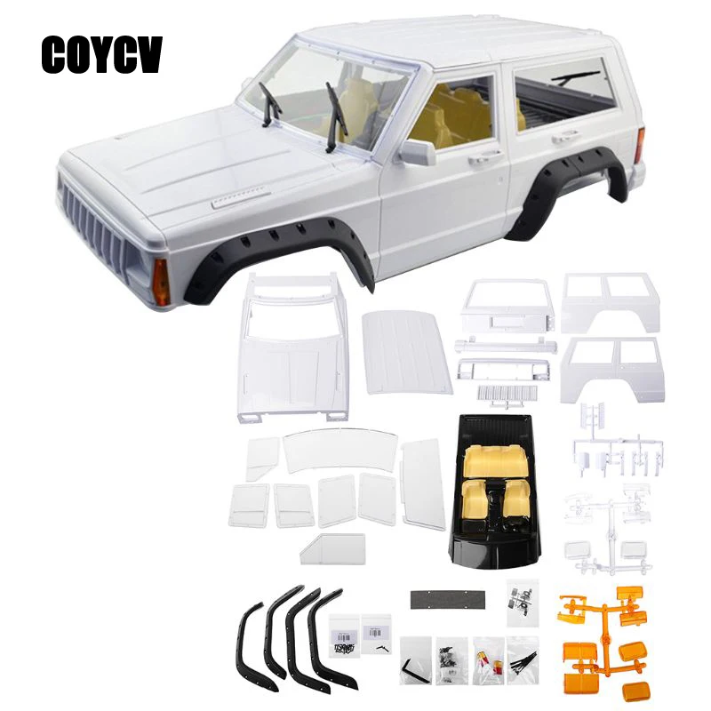 

AX-313 12.3inch/313mm Car Body Shell for 1/10 RC Truck Crawler Axial SCX10 & SCX10 II 90046 90047 DIY Kit Cars Body Shell Set