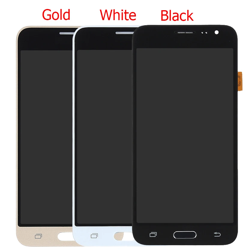 Оригинальный AMOLED ЖК дисплей для Samsung Galaxy J3 2016 с рамкой 5 0 &quotSM J320F J320 J320A J320P J320M J320Y