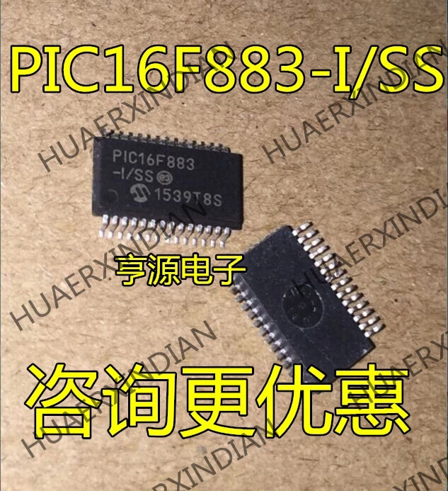 10 шт./лот 16F883 PIC16F883-I/SS PIC16F883 SSOP-28 в