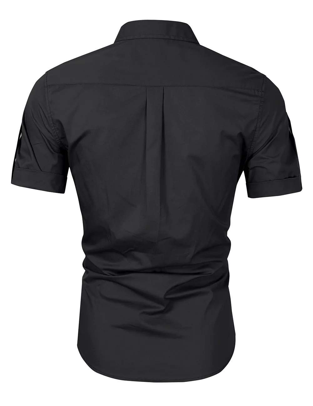 Купить Мужскую Черную Рубашку С Коротким Рукавом