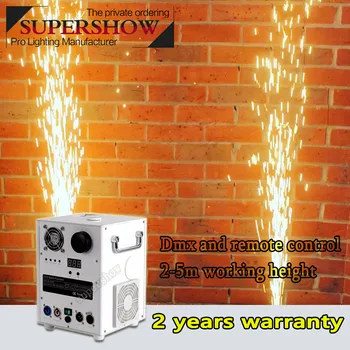 

2pcs/Lot Most Popular MINi 650w Cold Spark Fireworks Machine DMX Remote Fountain Sparkers for Wedding Stage