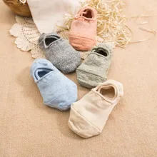 5 пара/лот; сезон весна-лето; модные стильные носки; ; женские изысканные носки из толстой хлопчатобумажной сетки; невидимые носки