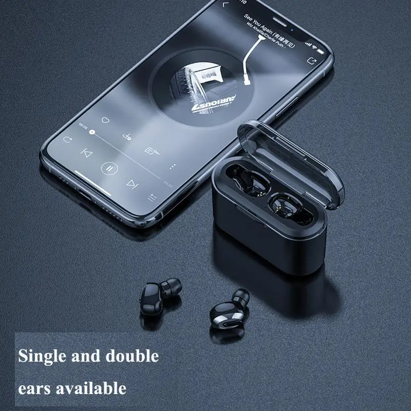 BEESCLOVER T2 Bluetooth4 2 Earphone Sport Wireless HiFi Handsfree Earphone Stereo Sound Earbuds Gaming Eardset with Charging Box