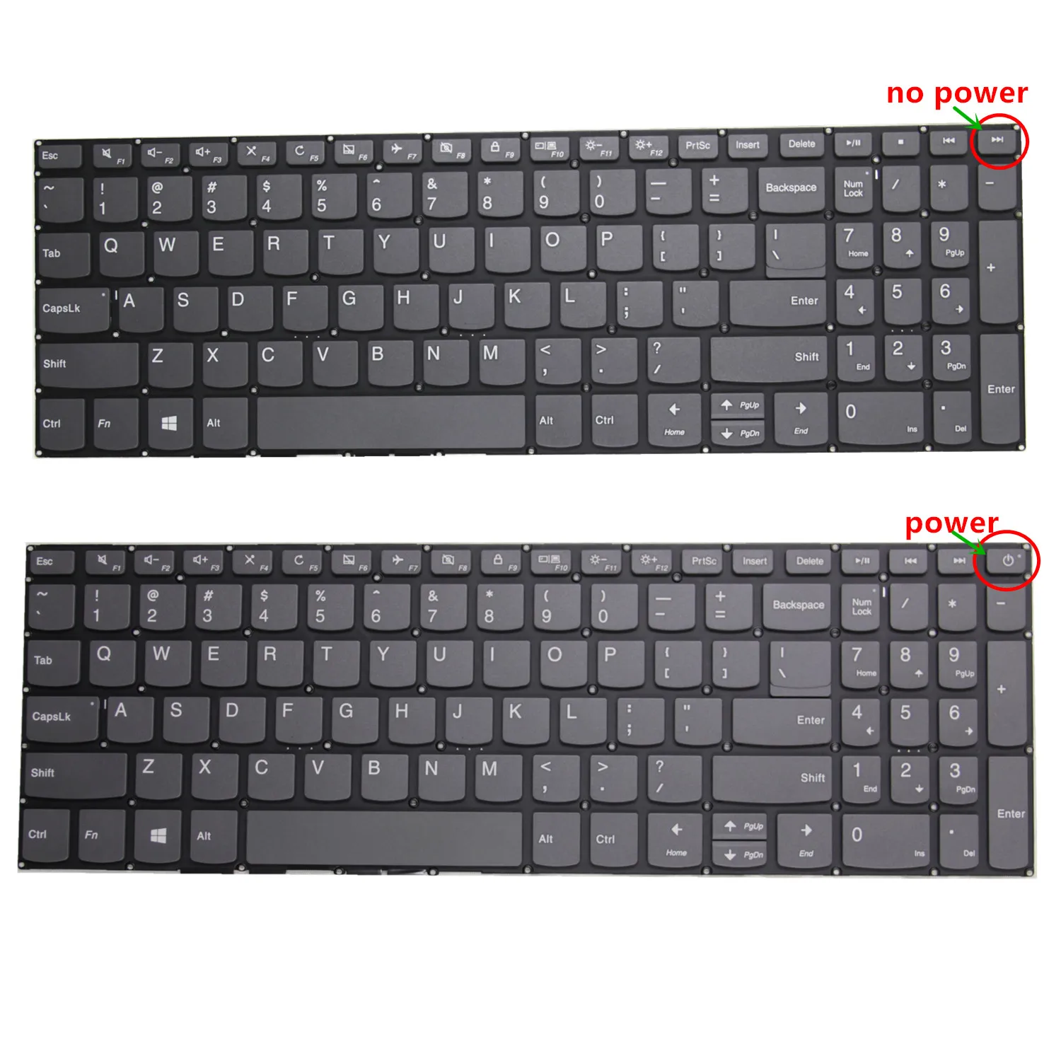 New US Keyboard For Lenovo ideapad 320-15 520-15 330c-15 V15-IWL S145-15 7000-15 330-15 330-17 V330-15 330S-15IKB Laptop English |