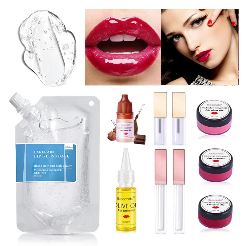 50ml Lip Gloss Base Versagel DIY Lip Gloss Set Moisturizing Lipgloss Base Pigment Powder Fruit Essence Safe Handmade Cosmetic 50ml Lip Gloss Base Versagel DIY Lip Gloss Set Moisturizing Lipgloss Base Pigment Powder Fruit Essence Safe Handmade Cosmetic