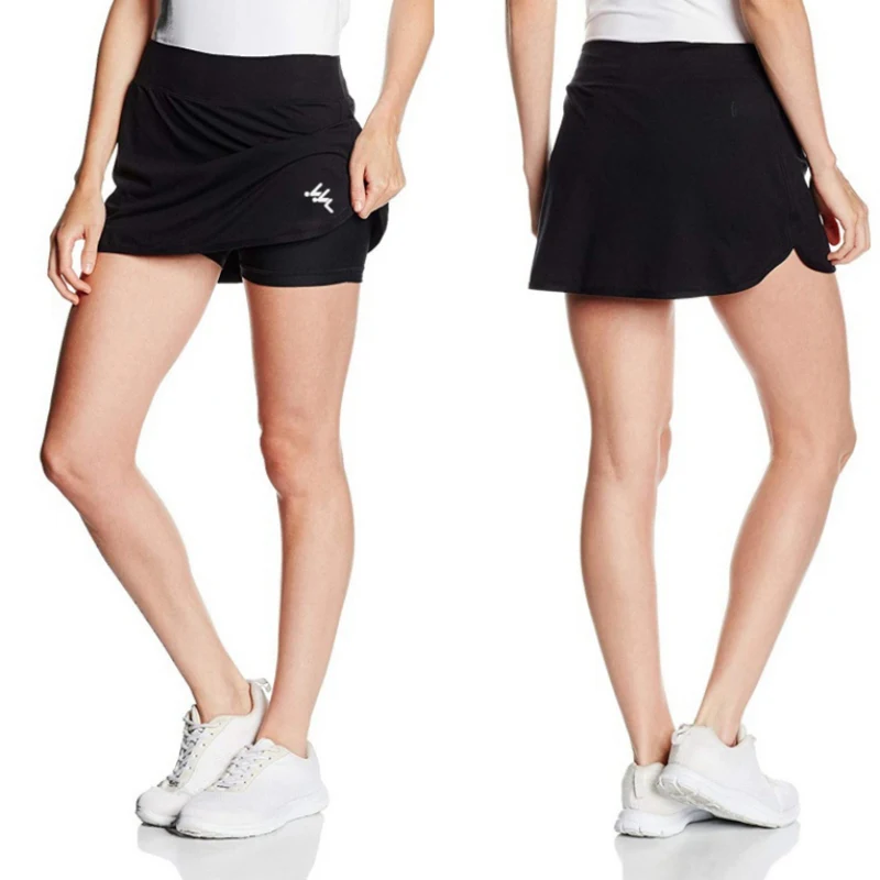 Las mujeres faldas para deporte tenis Skort activa Atlético falda con  bolsillos de secado rápido deportes tenis para mujer falda interior تنانير  رياضيه|Falda pantalón de tenis| - AliExpress