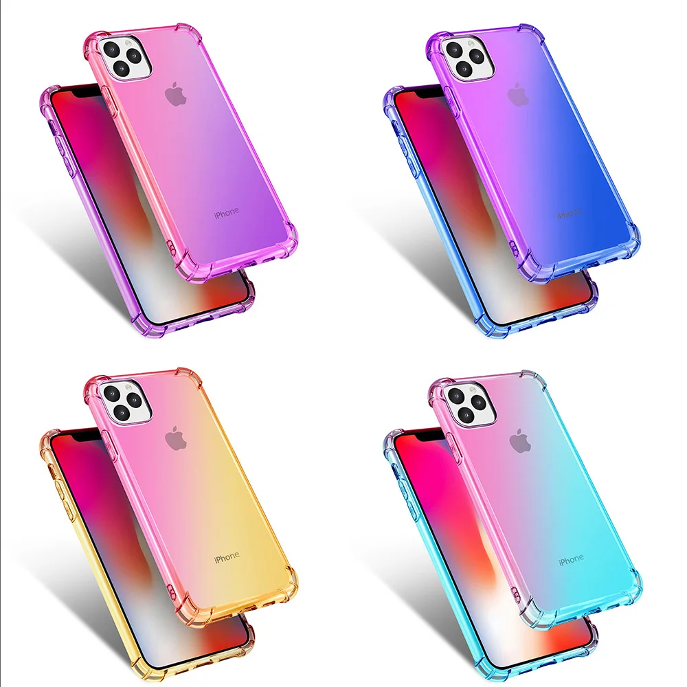 Прозрачный силиконовый чехол для iPhone 11 Pro SE 6 6s 7 8 plus XR XS MAX|Бамперы| |
