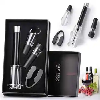 

Red Wine Bottle Opener Cork Remover Easy Air Pump Pressure Corkscrew Tools Hot Sale Party Red Wine Opener Kitchen