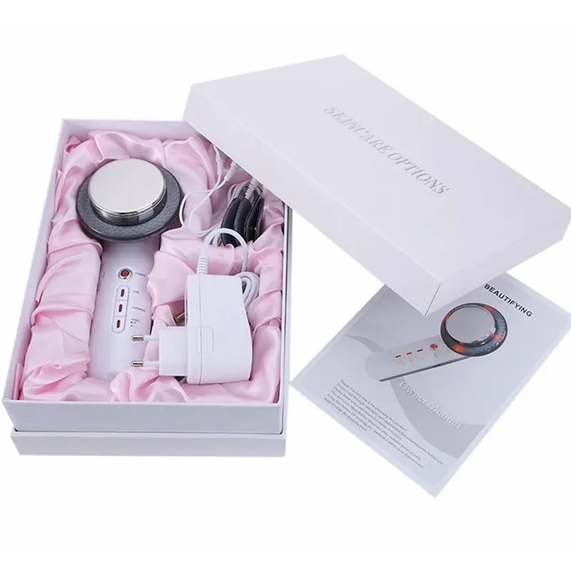 With Box Cellulite Massager Face Lifting Anti Ultrasonido Bajar De Peso Maigrir Afslanken Fat Slimming Machine Cavitation EMS Massageador - Цвет: With Box