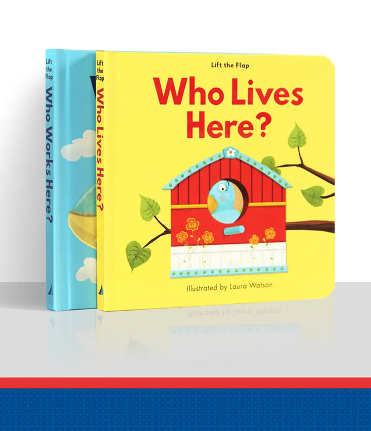 Who Lives Here Vocational Cognitive Simple Popularization of Science Page Turning BoY ENLIGHTEN Children English Picture Book
