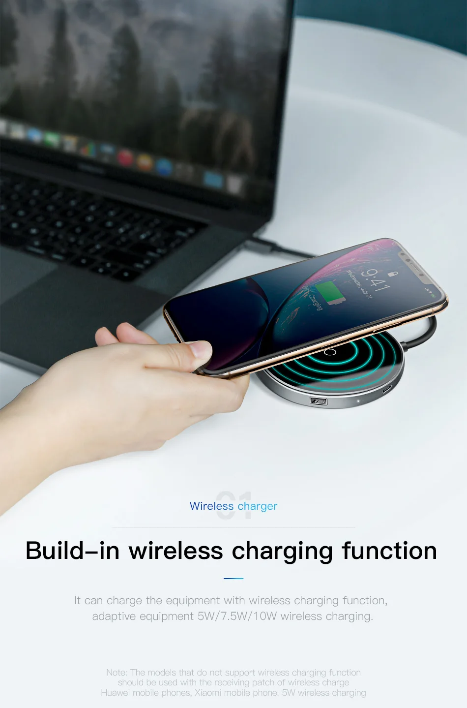 Baseus USB Type C HUB to HDMI 4k USB 3.0 HUB Type-c PD Power Adapter For MackBook Pro Air Qi Wireless Charger USB-C Splitter HAB