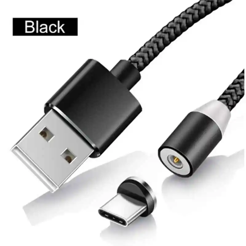 Sindvor 1 м светодиодный магнитный кабель и кабель Micro USB и кабель usb type C нейлоновый Плетеный Тип C магнитное зарядное устройство, кабель для iPhone Xs Max