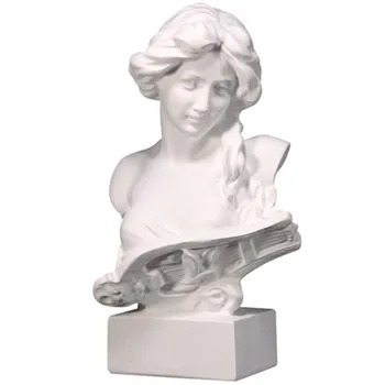 

European Piano Female Plaster Statue Statue Home Living Room Clothing Store Accessories Display Props Business Gift M2207