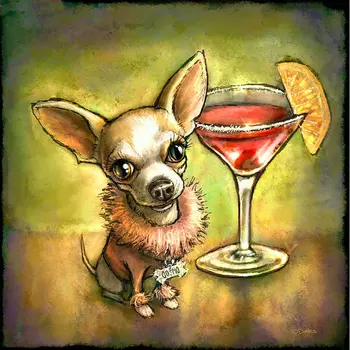 

DIY 5D Diamond Painting cross stitch"Dog and wine glass"Needlework Craft Full Square Diamond Mosaic Embroidery Home Decoration