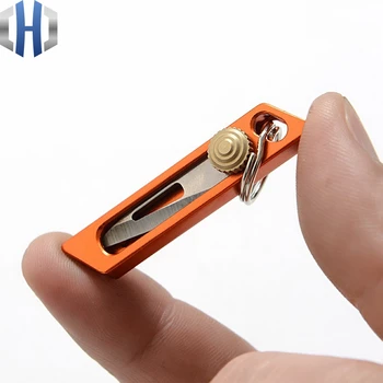 

Aluminum Alloy Unpacking Mini Portable EDC Pocket Knife Keychain Utility Knife