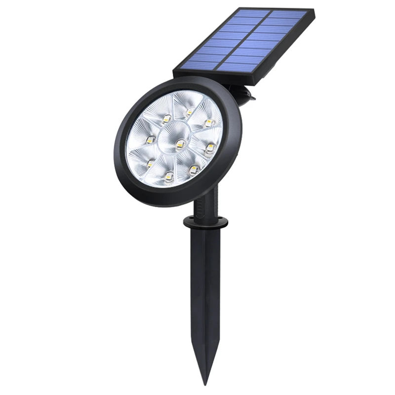 

Upgraded Solar Spotlights Waterproof Adjustable 9 LED Wall/Landscape Solar Lights Solar Lamp for Yard Lawn Garden