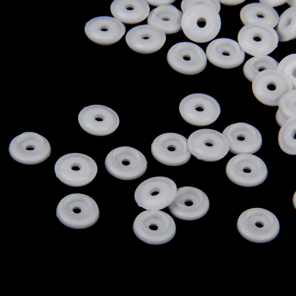 100Set No Sewing Resin Snap Buttons Fasteners Poppers DIY Clothes Craft T3/T5/T8