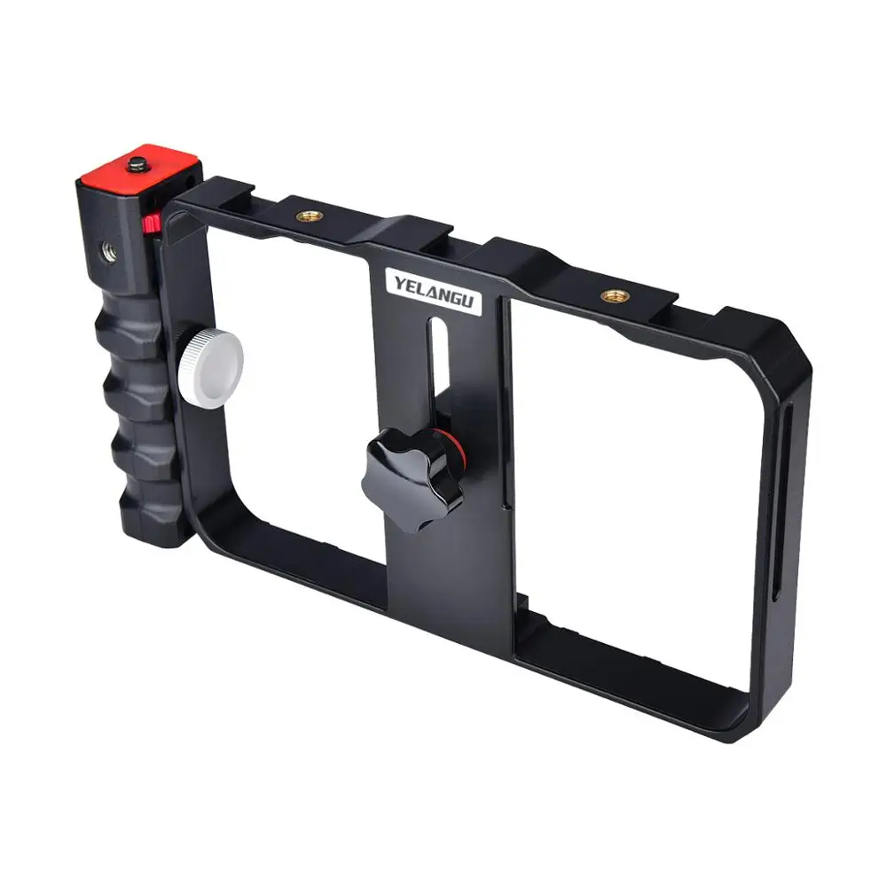 

Handheld Video stabilizer for phone CageHandheld Stabilizer Phones Grip Tripod Mount Stand Filmmaking