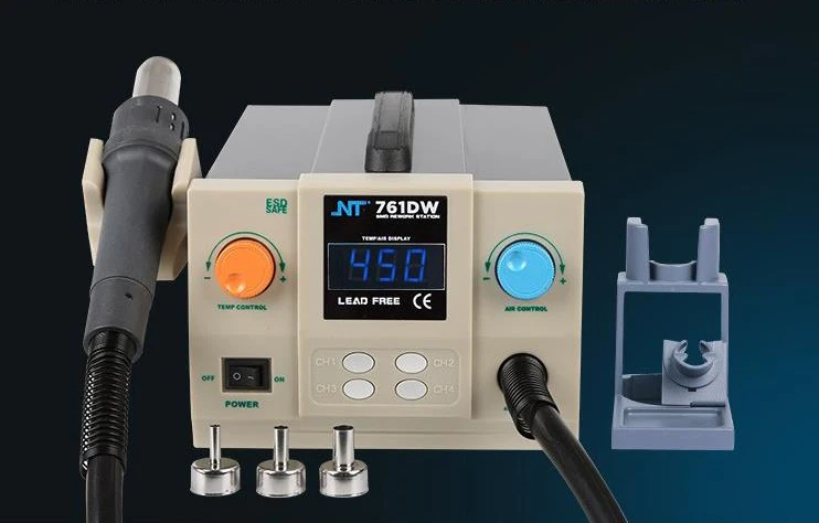 Новое поступление паяльная станция NT 761DW 700 Вт цифровая тепловая пушка 100 450