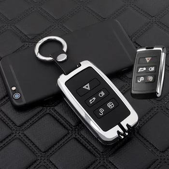 

Car Galvanized Alloy&Silicone Key Case Cover Shell For Land Rover Range Rover Discovery 5 Sport For JAGUAR XE XF XJ F PACE 2019