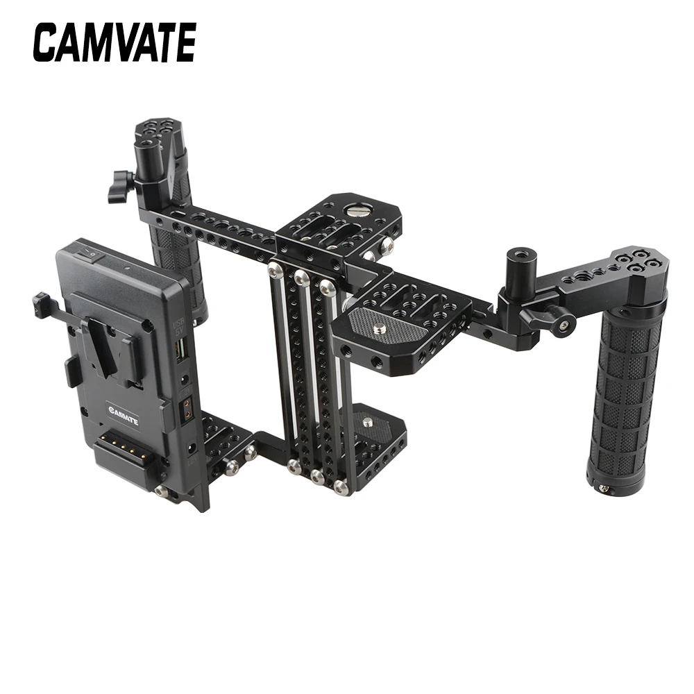 CAMVATE 7 &quotрежиссерская клетка для монитора с V блокировкой разветвитель питания и