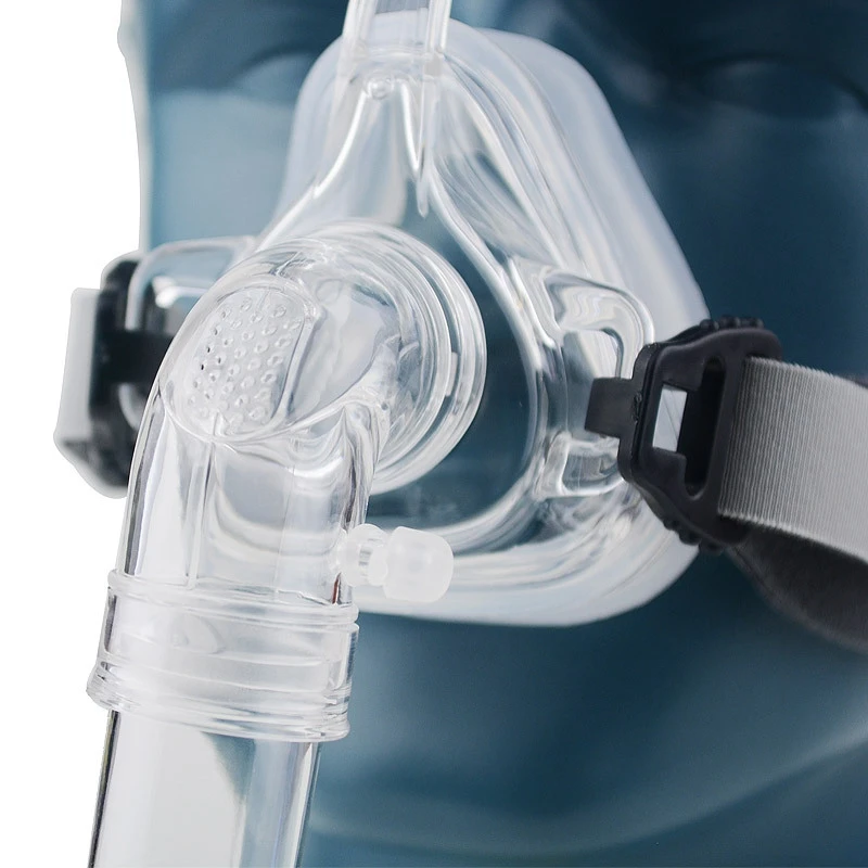 Силиконовая носовая Маска CPAP маска для сна с головным убором S/M/L Размер соединительный шланг и нос подходит для машины CPAP