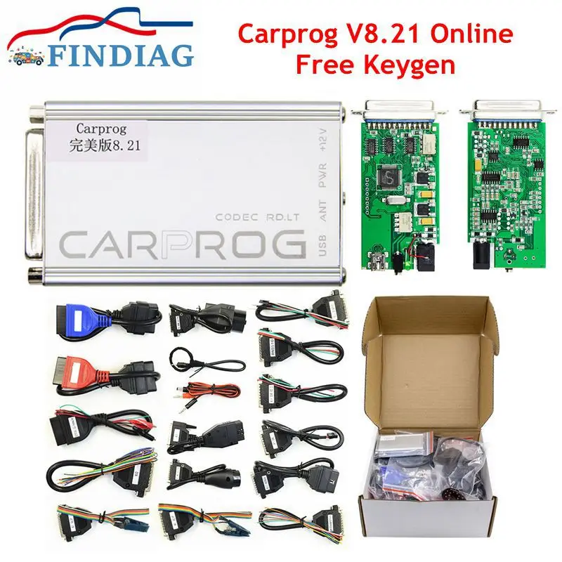 ￡21.18 2020 Lowest Price Carprog Full Version V821 Adapter Programmer Airbag