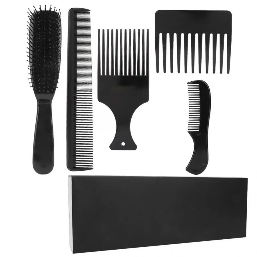 Расческа для волос Blue ZOO унисекс Антистатическая расческа для волос Расческа для стрижки бороды Инструменты для укладки волос набор Шампунь Щетка