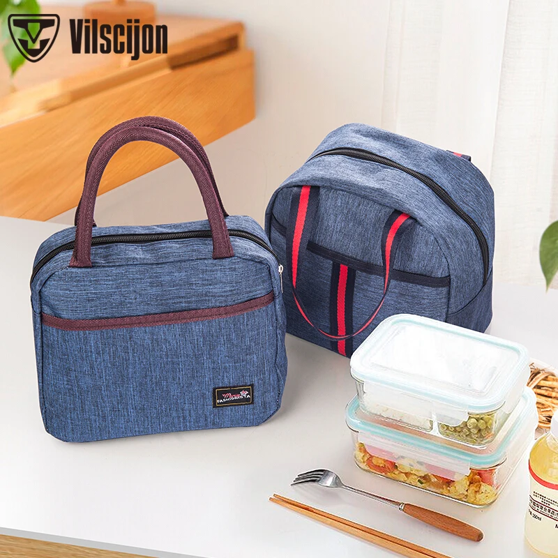 

Breast Milk Storage Bag Lunch Box Bag Canvas Bag with Zipper Lunch Box Bag Portable Portable Lunch Box Bag Vilscijon 2645