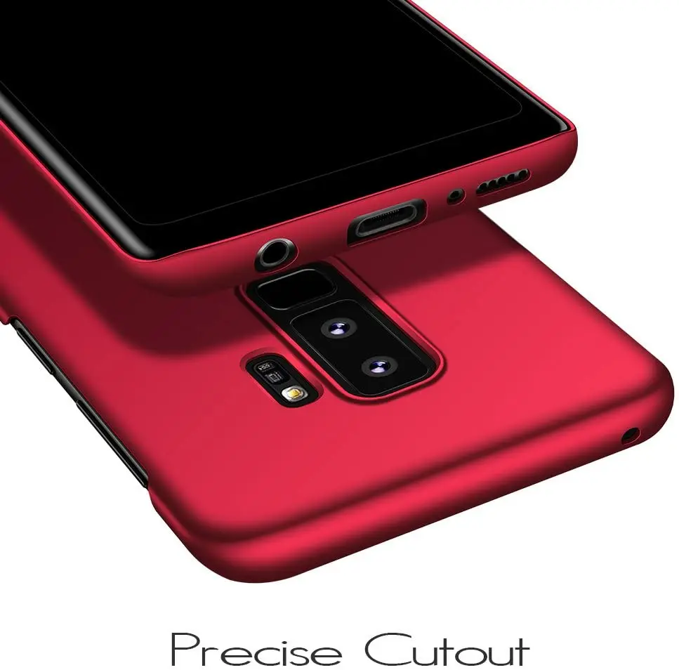 Super Luxury Matte Black Phone Cover - Premium Hard Slim PC Case