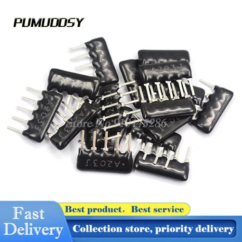 

50PCS DIP exclusion 100K ohm 5 PINS A104J 100KR Network Resistor array A05-104J 5pin
