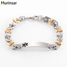 10 шт. 10 мм браслет из нержавеющей стали прочный регулируемый модный браслет для женщин и мужчин браслет Jwewlry подарок