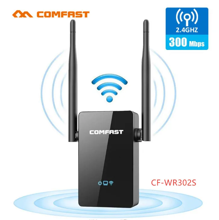 

Comfast 300M Wireless WiFi Repeater 10dbi Antenna Strong WiFi Signal Amplifier Wireless Router WiFi Range Extender Expand Booste