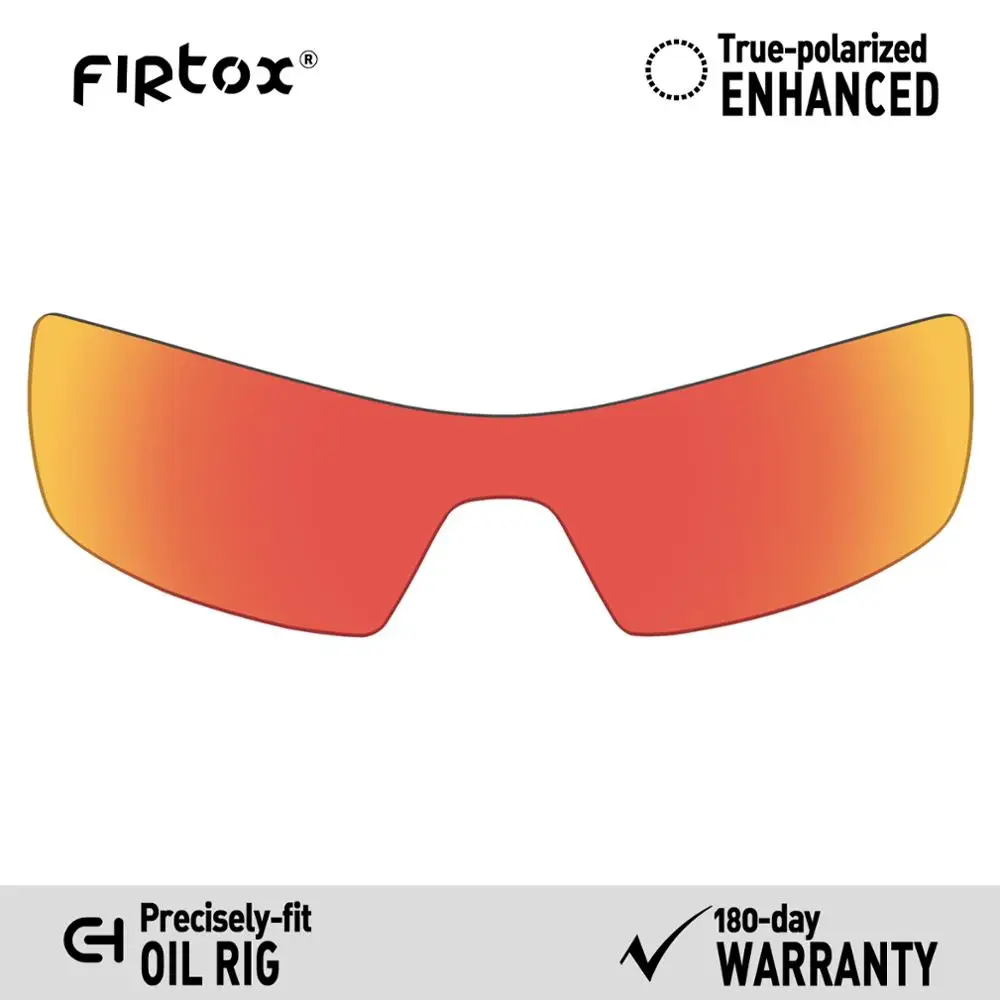 Red-Polarized Firtox настоящие поляризованные Сменные рассеиватели UV400 для солнцезащитных очков-солнцезащитных очков Окли(Только Совместимые линзы)-несколько цветов - Цвет линз: Red-Polarized