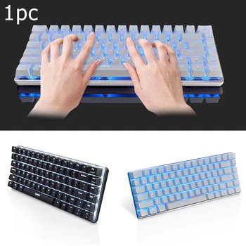 

Gaming RGB Backlight Wired Non Slip 82 Keys Office Desktop Laptop Mechanical Keyboard Anti Interference Plug And Play Ergonomic