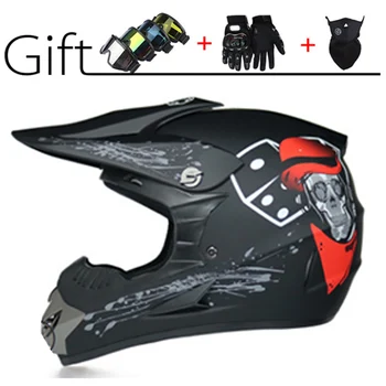 

Professional Racing Motocross Casque hors route Casque Moto Capacete Moto Casco Off-road Cartoon Children Motorcycle Helmet