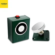 Nordson 12/24V Магнитная напольного монтажа ограничители открывания двери, 50 кг/100Lbs ограничивающая сила не-разблокирована электромагнитные дверь держатель