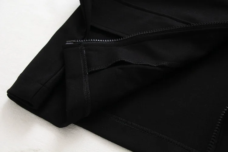 Blvyisla 3XL оверсайз Ретро черный белый полосатый harajuku толстовки женские бойфренд стиль молнии Тонкий ветровки пальто