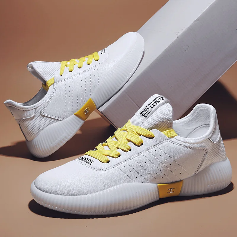

New Style 2019 Leather Breathable Foot Covering Athletic Shoes Cool Transparent Jelly End Trendy Shoes Four Seasons MEN'S SHOES
