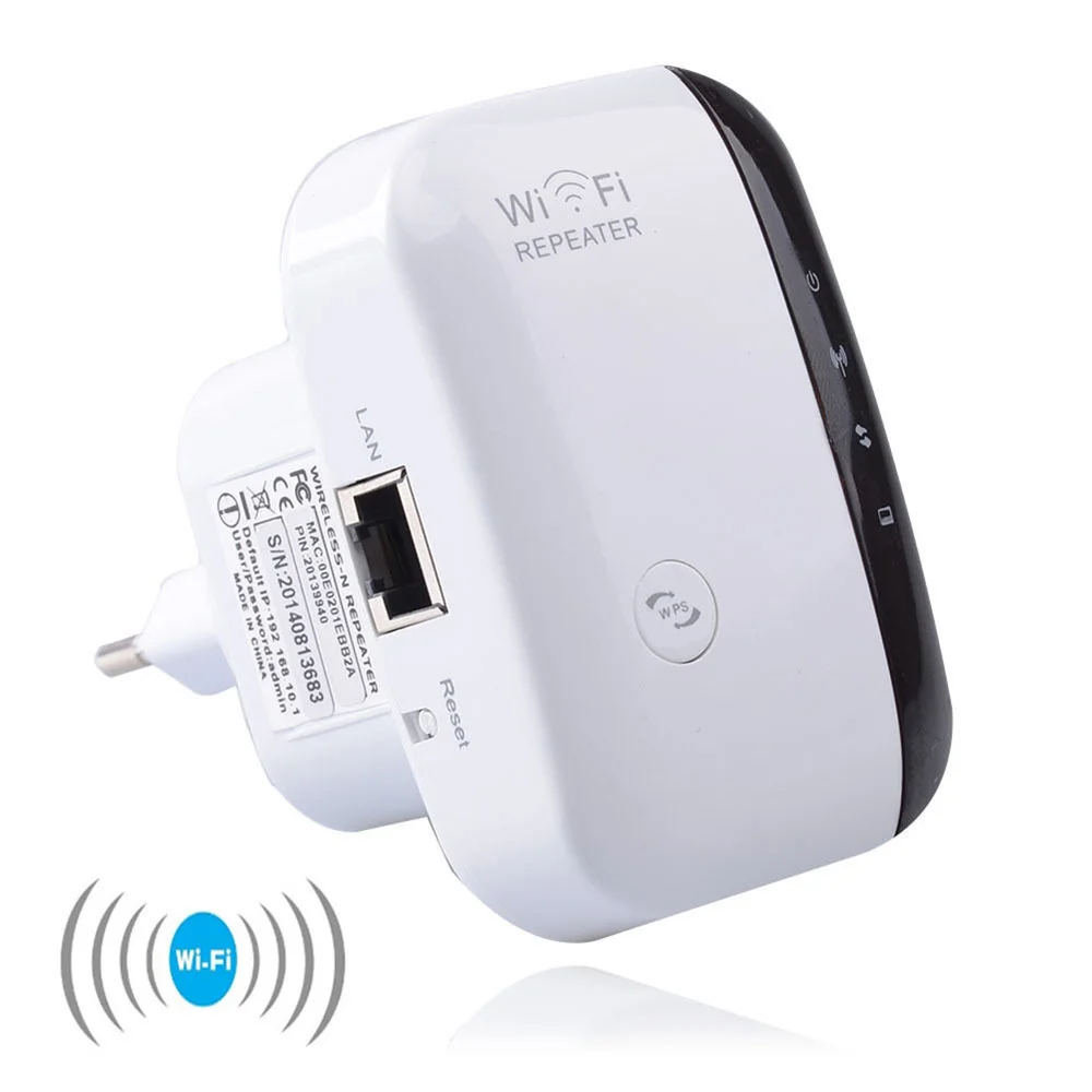 

2.4 GHz Wireless 300Mbps Wi-Fi 802.11 AP Wifi Range Router Repeater Extender Booster Easy for Installation