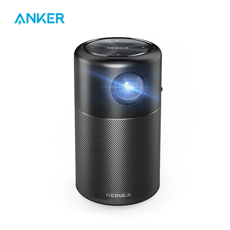 Anker Nebula Capsule Smart Portable Wi-Fi movie Mini Projector proyector  with DLP 360' Speaker 100