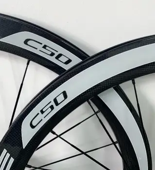 

2020 700C Super léger C50mm R13 carbone roues de vélo tubula/pneu disque/V frein route et roues de vélo livraison gratuite