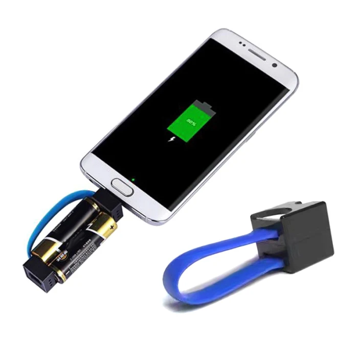 Аварийное зарядное устройство для смартфона, портативное зарядное устройство для сотового телефона, источник питания от батареи AA EDF88
