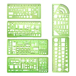 2021 New Excellent Quality Professional Geometric Engineering Drawing Template Ruler Drawing Line Straight Ruler Fast Shipping