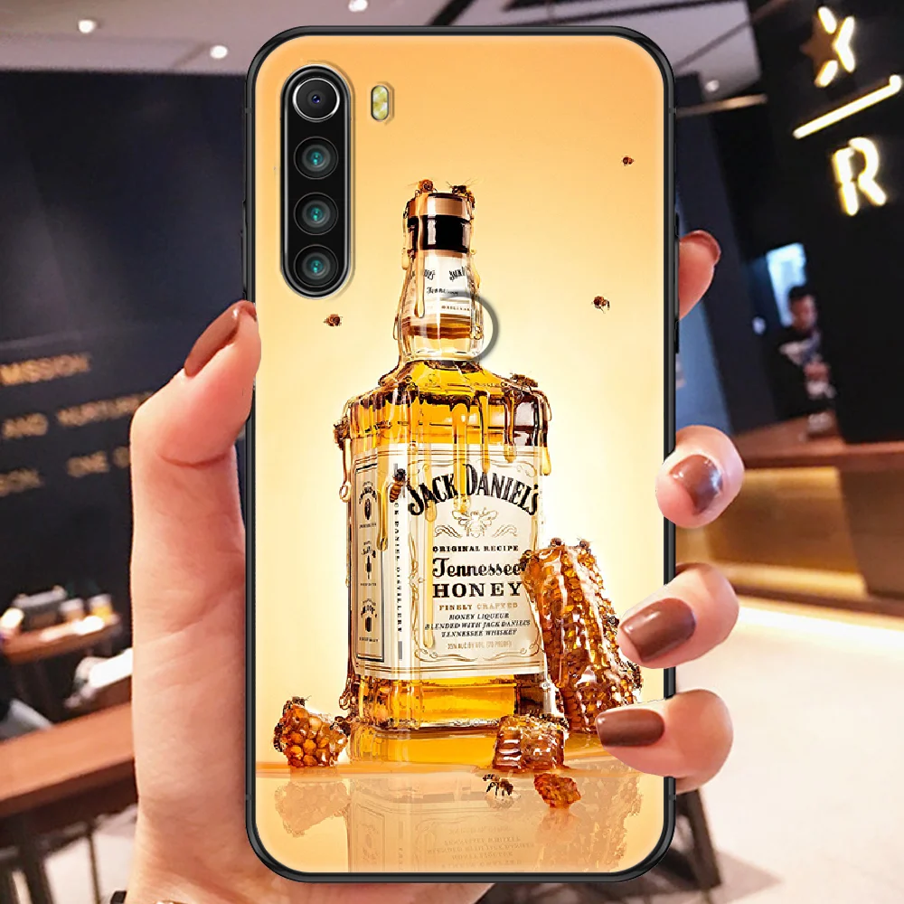 xiaomi leather case cover Alcohol Jagermeisteres Logo Phone case For Xiaomi Redmi Note 7 7A 8 8T 9 9A 9S K30 Pro Ultra black fashion hoesjes tpu funda xiaomi leather case hard Cases For Xiaomi
