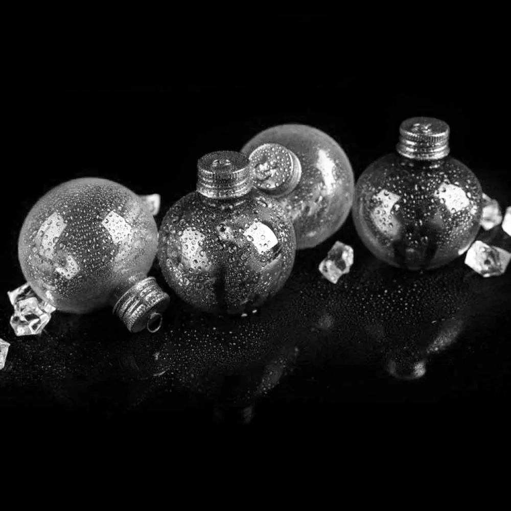 6 шт. креативная лампочка бутылка для воды с мячом выпивка заполненная Рождественская елка украшения бутылка для воды Молочный Сок лампочки чашка Рождественский Декор Гостиная