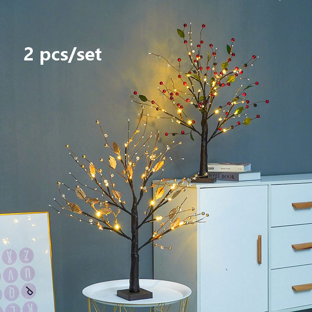 Tree Lights Led Christmas Day Party Decoration Creative Landscape Luminous Tree Indoor Girl Room Home Decoration Lights