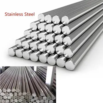 

1pcs stainless steel 304 solid metal round bar diameter 3-6mm length 125mm-500mm