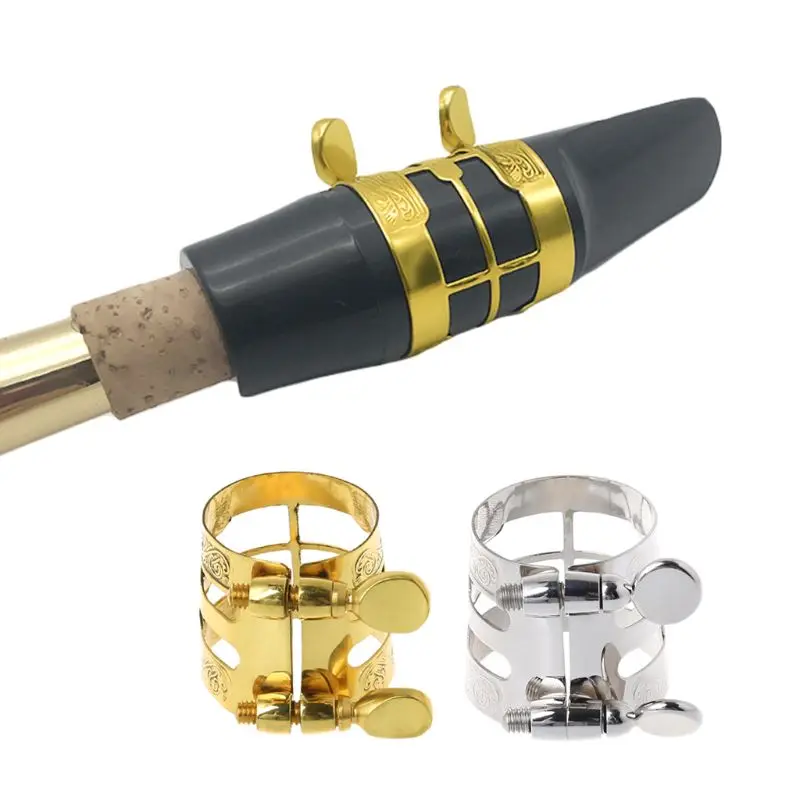 Clarinet E Alto Sax Rubber Bakelite Mouthpiece/Metal Ligature/Carved Ligature Musical Instrument Accessories | Спорт и развлечения